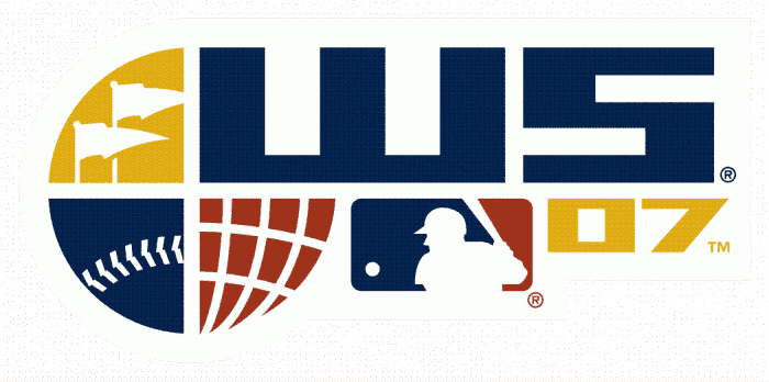 MLB World Series 2007 Alternate Logo iron on transfers for clothing